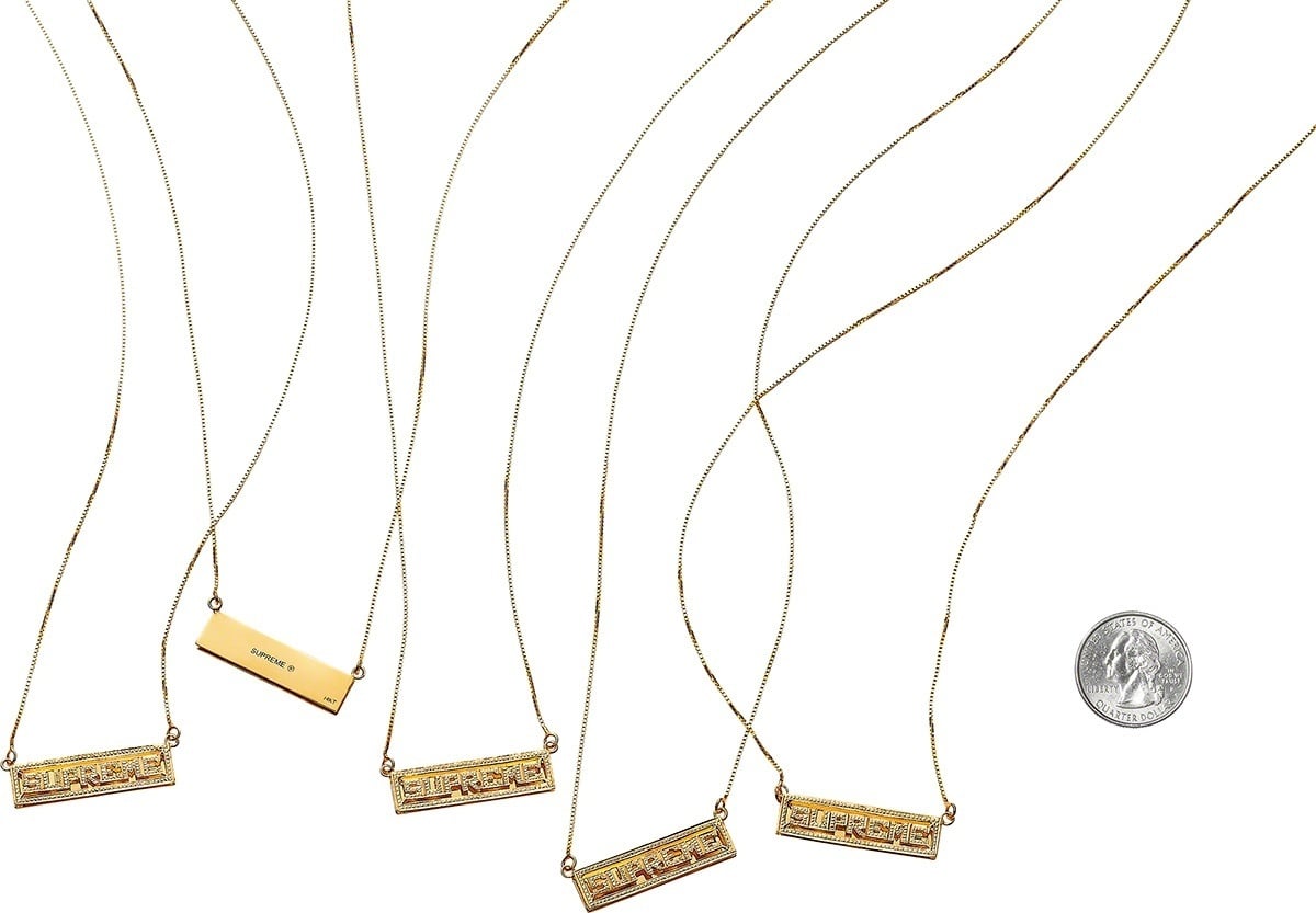 Name Plate 14K Gold Pendant
